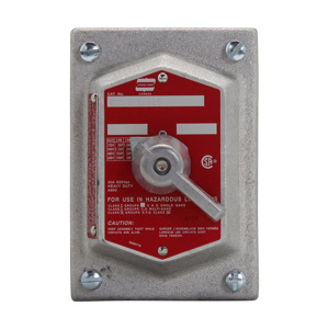 Eaton Crouse-Hinds Control Station Cover and Selector Switch Sub-assemblies