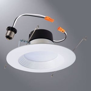 Cooper Lighting Solutions LT Recessed LED Downlights 120 V 10 W 5 in<multisep/> 6 in 3000 K Matte White Dimmable 683 lm