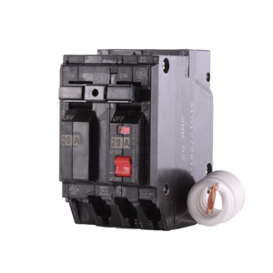 ABB Industrial Solutions Q-Line THQL Series GFCI Molded Case Plug-in Circuit Breakers 20 A 120/240 VAC 10 kAIC 2 Pole 1 Phase