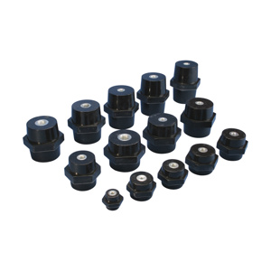 nVent ERIFLEX ISO Low Voltage Insulators, Imperial Thread Steel, Polyester (Fiberglass Reinforced)