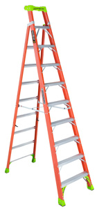 Louisville Ladder FXS1500 Cross Step Ladders 10 ft 300 lb Fiberglass 39 lb