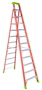 Louisville Ladder FXS1500 Cross Step Ladders 12 ft 300 lb Fiberglass 48 lb