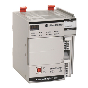 Rockwell Automation CompactLogix 5380 Standard Controllers 4 MB 18 - 32 VDC, 0 - 32 VDC, 0 - 240 VAC, 125 VAC DIN Rail