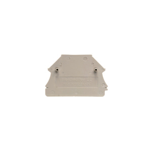 Weidmuller Klippon® W-Series Spring Connection with Clamping Yoke Technology End Plates Dark Beige