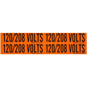 Brady B-498 120/208 Volts Markers 120/208 Volts
