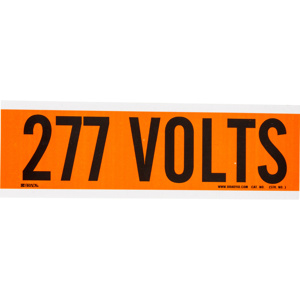 Brady B-498 277 Volts Markers 277 Volts