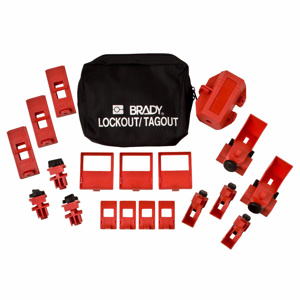 Brady Breaker Lockout Pouch Kits Metallic