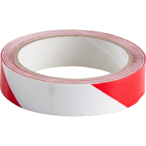 Brady Floor Marking Tape Red/White 1 in x 54 ft