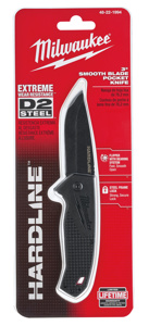 Milwaukee HARDLINE™ 2.5 in Smooth Blade Pocket Knives 3 in Steel