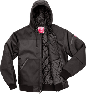 Milwaukee Lined Insulated Hooded Jackets Medium Black Mens