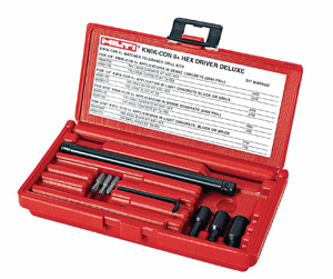 Hilti KC II Series Hex Driver Deluxe Kits