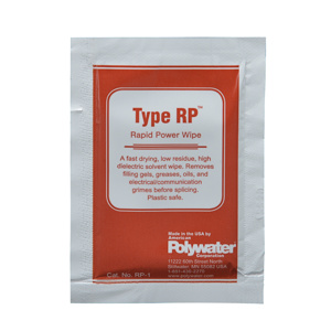 American Polywater Type RP™ Fast-Evaporating Cable Cleaners Wipe