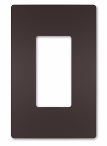Pass & Seymour Standard Decorator Wallplates 1 Gang Dark Bronze Polycarbonate Snap-on