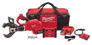 Milwaukee M18™ FORCE LOGIC™ Underground Cable Cutters Copper: 1500 kcmil Steel, Aluminum, Reinforced Nylon