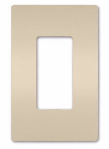Pass & Seymour Standard Decorator Wallplates 1 Gang Light Almond Polycarbonate Snap-on