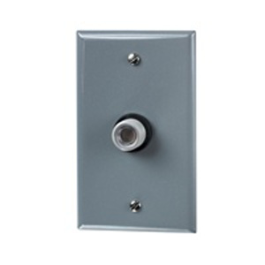 Intermatic EK4336S Series Electronic Photocontrols Flush Mount Button with Plate Wall Gray