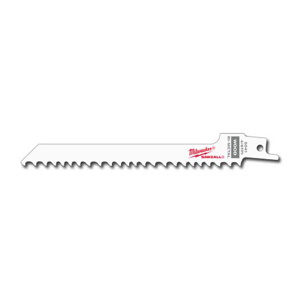 Milwaukee SAWZALL® Reciprocating Saw Blades 5 Piece 4/6 TPI 6 in Wood Thin Kerf