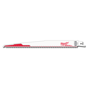 Milwaukee SAWZALL® Reciprocating Saw Blades 50 Piece 6 TPI 9 in Nail-embedded Wood Fang Tip, Thin Kerf