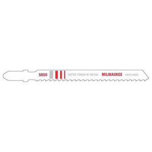 Milwaukee Jigsaw Blades 5 Piece 8 TPI 4 in Metal