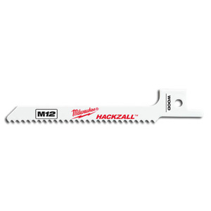 Milwaukee M12™ HACKZALL™ Reciprocating Saw Blades 10 TPI 3-1/2 in Nail-embedded Wood Thin Kerf