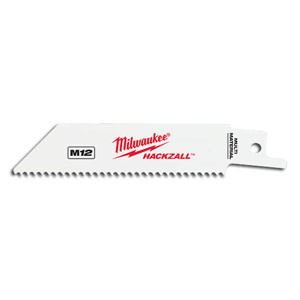 Milwaukee HACKZALL™ Reciprocating Saw Blades 5 Piece 4 in Metal, Nail-embedded Wood, Plastic Thin Kerf