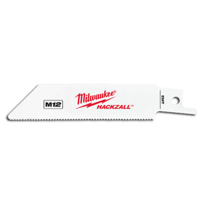 Milwaukee M12™ HACKZALL™ Reciprocating Saw Blades 18 TPI 4 in EMT Thin Kerf