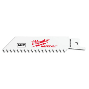 Milwaukee HACKZALL™ Reciprocating Saw Blades 5 Piece 4 in Drywall, Plaster Thin Kerf