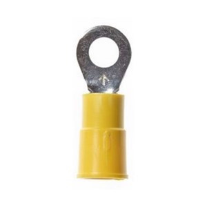 3M RV Series Insulated Ring Terminals 12 - 10 AWG #10 Yellow