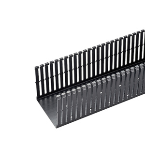 Panduit Panduct® Type F Series Narrow Slot Wiring Duct 6 ft Black 2.25 in