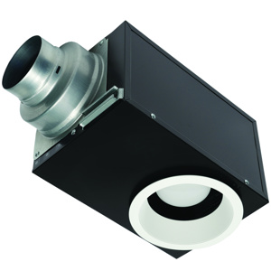 Panasonic Home WhisperRecessed LED™ Series Ventilation/Light Combination Bath Exhaust Fans 80 CFM 0.8 sones