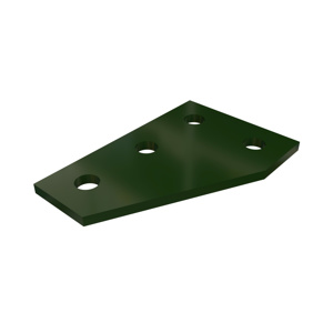 Atkore Power-Strut Channel Plates Flat Steel Painted Green