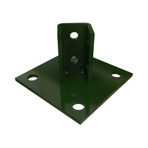 Atkore Power-Strut Channel Post Bases Steel Painted Green