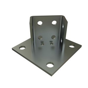 Atkore Power-Strut Channel Post Bases Steel Electrogalvanized