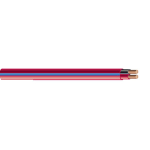 Southwire Multi-conductor Plenum Fire Alarm Cable 14 AWG 14/2 Solid 1000 ft Reel-in-a-Box Red