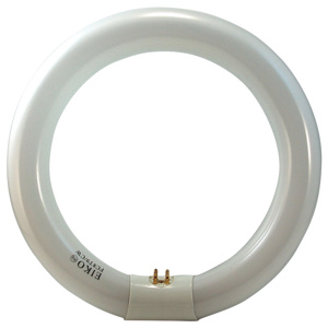 Eiko Traditional Series Circular T9 Lamps 8.25 in 4100 K T9 Circline Fluorescent Circular Fluorescent Lamp 22 W