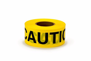 3M Scotch® 370 Series Buried Barricade Tape 6 in x 1000 ft Caution Buried Electric Line Below Yellow