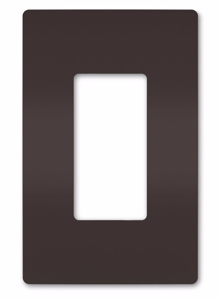 Pass & Seymour Standard Decorator Wallplates 1 Gang Brown Polycarbonate Snap-on
