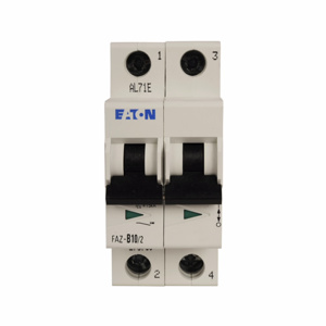Eaton FAZ Series UL 1077 Miniature Circuit Breakers 10 A 480Y/277 VAC 2 Pole