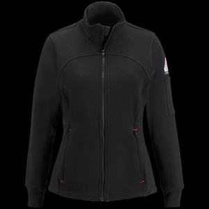 Workwear Outfitters Bulwark FR Full Zip Fleece Jackets XL Black Womens