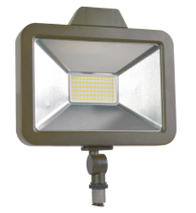 Sylvania SLMFLD1 Series Slim Flood Lights LED 120 to 277 V 20 W Bronze 2200 lm 4000 K