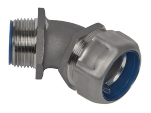 ABB Thomas & Betts 5300SST6 Series 45 Degree <em class="search-results-highlight">Liquidtight</em> Connectors Insulated 3/4 in Compression x Threaded Stainless Steel 316