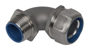 ABB Thomas & Betts 5300SST6 Series 90 Degree <em class="search-results-highlight">Liquidtight</em> Connectors Insulated 1 in Compression x Threaded Stainless Steel 316