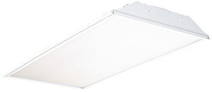 Lithonia GT8 Series T8 Troffers 120 - 277 V 32 W 2 x 4 ft T8 Fluorescent 3 Lamp 3500 K Electronic T8 Instant Start