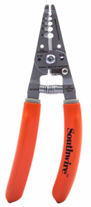 Southwire Cable Cutter & Strippers 10 - 4 AWG Solid, 12 - 6 AWG Stranded Orange Curved