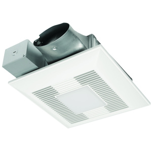 Panasonic Home WhisperValue® Light /  Bath Exhaust Fans 50/80/100 CFM 0.3/0.4/0.9 Sones 3000 K White