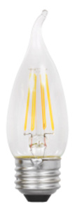 Sylvania UltraLED™ Filament Series LED Lamps B10 2700 K 4 W Medium (E26)