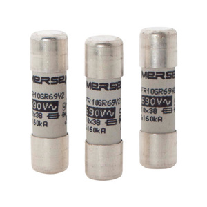 Mersen FR10GG Series Class gG Ferrule 10x38 Fuses 16 A 500 VAC/250 VDC 120/100 kA