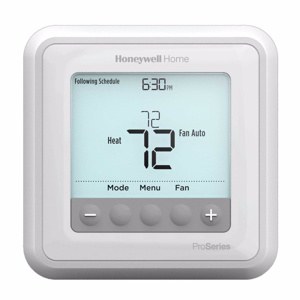 Ademco Lyric T6 Pro Series Heat/Cool - Programmable Electronic Wall Thermostat White