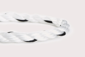 07213 5/8IN POLY ROPE WHT W/BLK 600FT