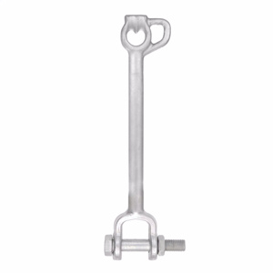 Hubbell Power Helical Anchor SS175 Tripleye® Guy Adapters Twineye 100000 lbf